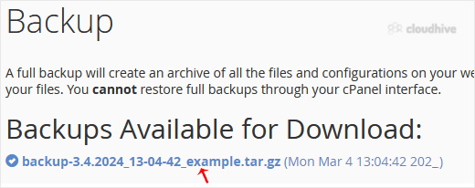 Cara Membuat dan Mengunduh Full Backup Akun cPanel
