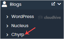 Cara Menginstal Chyrp melalui Softaculous di cPanel