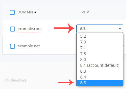 Cara Mengganti Versi PHP dengan CloudLinux PHP Selector di cPanel