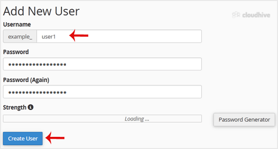 Cara Membuat User Database di cPanel