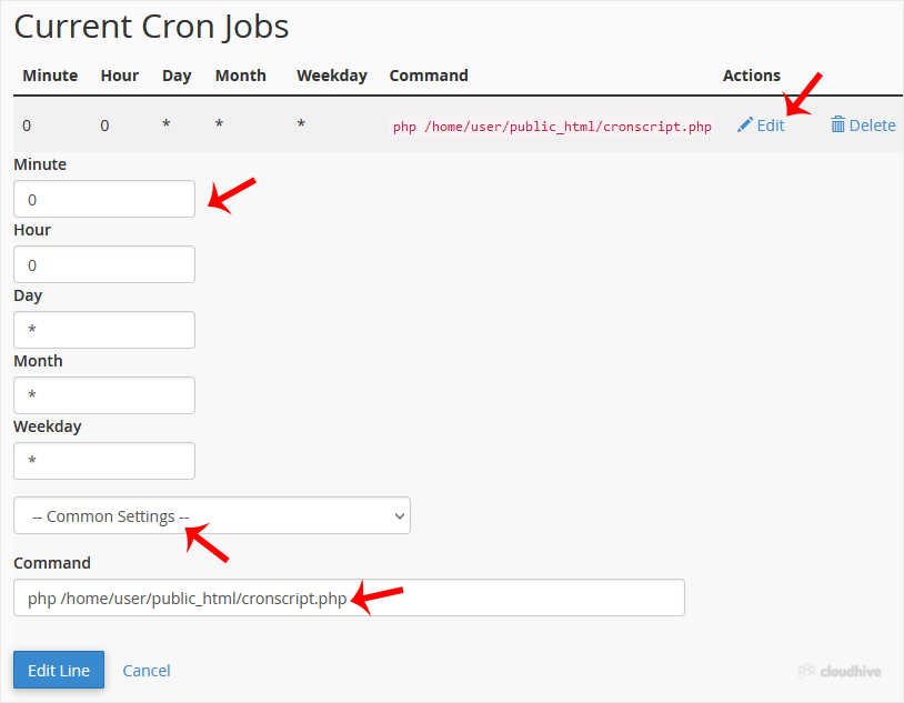 Cara Mengedit atau Menghapus Cron Job di cPanel