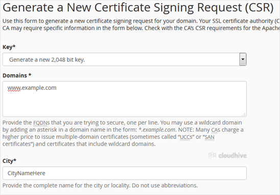 Cara Membuat Certificate Signing Request (CSR) di cPanel