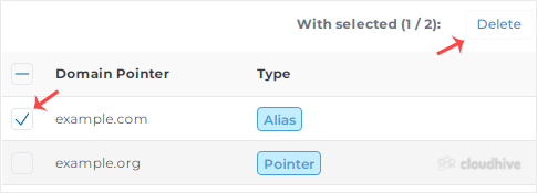 Cara Menghapus Domain Alias di DirectAdmin