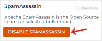 Cara Menonaktifkan Apache SpamAssassin di DirectAdmin