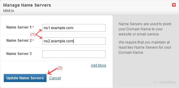 Cara Mengubah Nameserver Domain di NetEarthOne atau Registrar Berbasis LogicBoxes