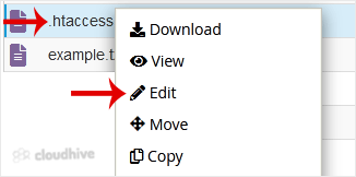 Cara Mengedit File .htaccess di File Manager cPanel