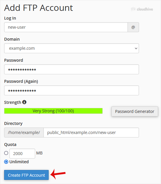 Cara Membuat Akun FTP di cPanel