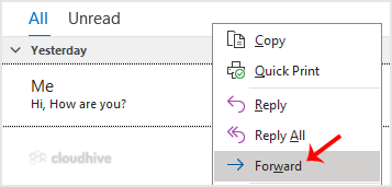 Cara Meneruskan (Forward) Email di Outlook 2021