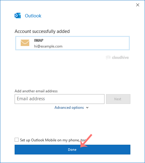 Cara Setting Akun Email cPanel di Outlook 2021