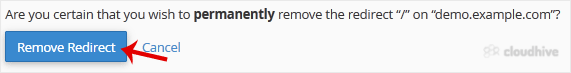 Cara Menghapus Redirect Domain di cPanel