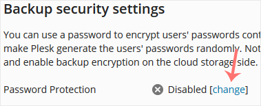 Cara Mengenkripsi Password Database pada Backup Plesk