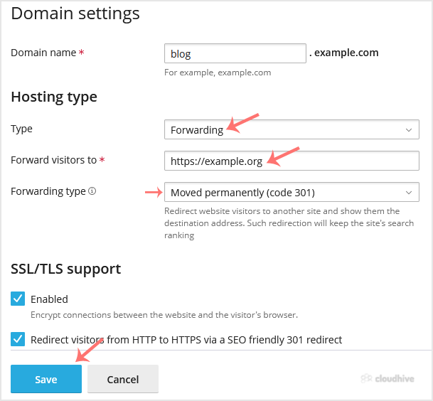 Cara Redirect Subdomain ke URL Eksternal di Plesk
