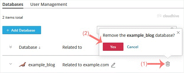 Cara Menghapus Database di Plesk
