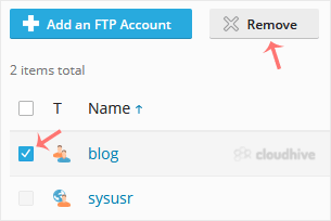 Cara Menghapus Akun FTP di Plesk