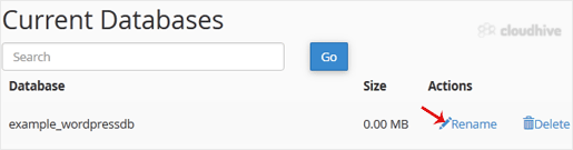 Cara Mengganti Nama Database di cPanel
