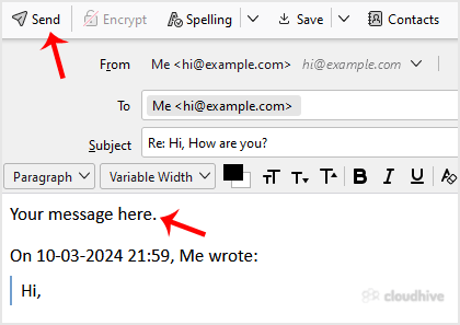 Cara Membalas Email di Mozilla Thunderbird