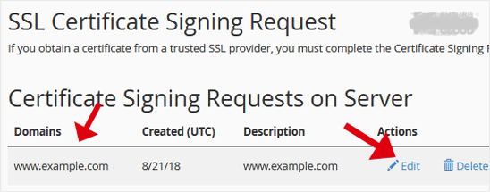 Cara Mengambil Kembali CSR dari cPanel