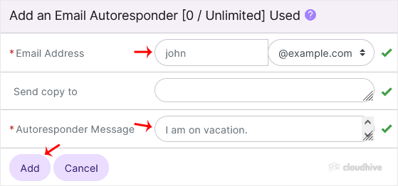 Cara Membuat atau Menghapus Autoresponder Email di SiteWorx