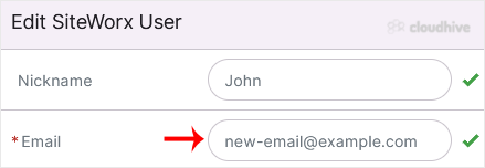 Cara Mengubah Alamat Email Akun SiteWorx