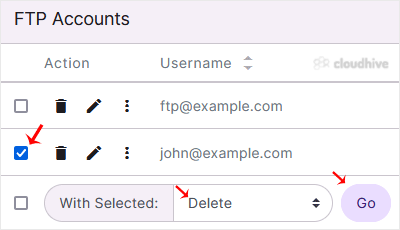 Cara Menghapus Akun FTP di SiteWorx