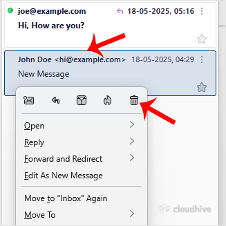 Cara Menghapus Pesan Email di Thunderbird