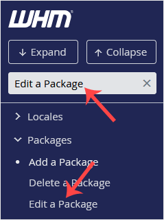 Cara Mengedit Paket Hosting di WHM