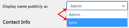 Cara Mengganti Nama Tampilan (Display Name) User WordPress