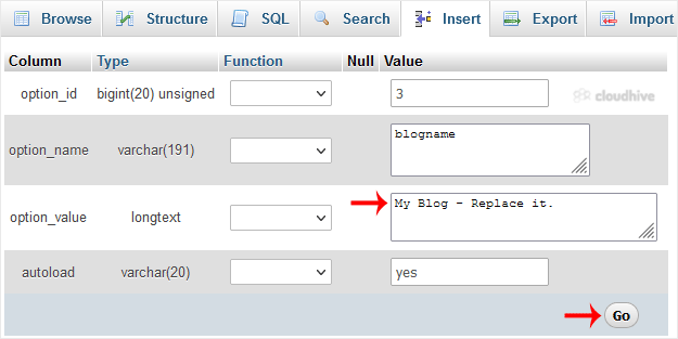 Cara Mengedit Tabel Database melalui phpMyAdmin di cPanel
